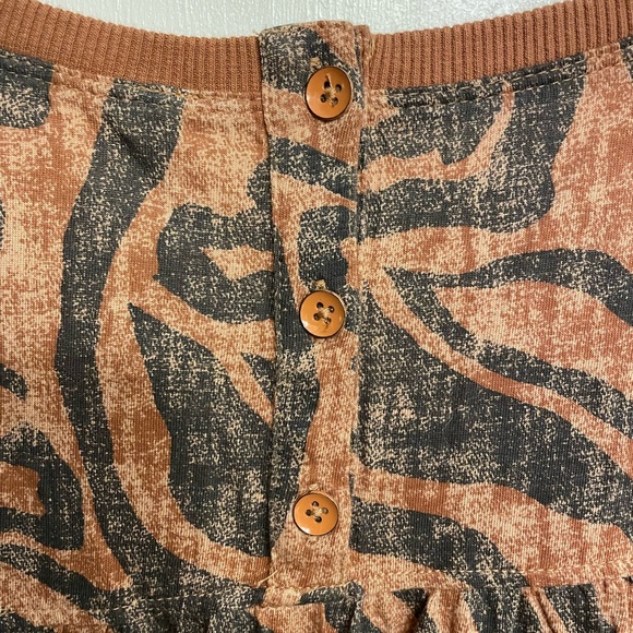 Daily Practice by Anthropologie Ruffled Mini Dress sz L NWT - Picture 10 of 10